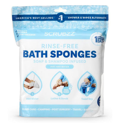 Rinse-Free Bath Sponges by Camora™